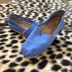 TOMS Women’s Classic Regatta Blue Canvas Shoes